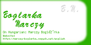 boglarka marczy business card